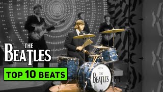 Top 10 BEATLES Drum Beats Everyone Should Know [upl. by Zeidman]