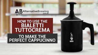 How to Use the Bialetti Tuttocrema Milk Frother [upl. by Ricca]