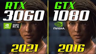 GTX 1080 vs RTX 3060  in 2021 [upl. by Halsey]