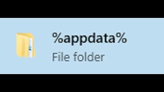 Application Data folder missing in Windows 10  AppData [upl. by Stephan]