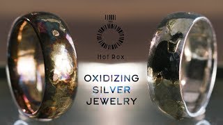 How To Oxidize Your Silver Jewelry [upl. by Eetnuahs]