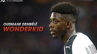 18 Year Old Ousmane Dembélé  Stade Rennais  Goals amp Skills [upl. by Conti]