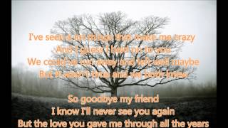 Linda Ronstadt ♪ Goodbye My Friend [upl. by Sorgalim791]