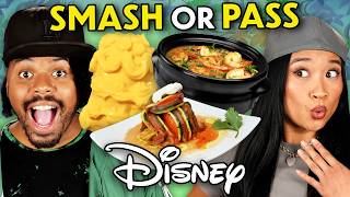 Smash or Pass Disney Foods Ratatouille Princess amp The Frog Beauty amp The Beast [upl. by Tanner921]