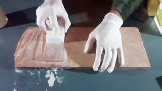 Come lucidare il marmo opacizzato o graffiato part 1 How to polish Marble Part 1 [upl. by Paehpos]