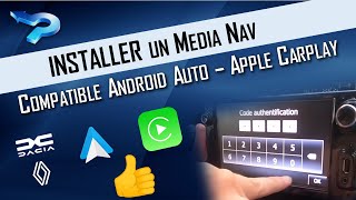 Installer un MediaNav compatible Android Auto et Apple Carplay dans une Dacia ou Renault [upl. by Chiang710]