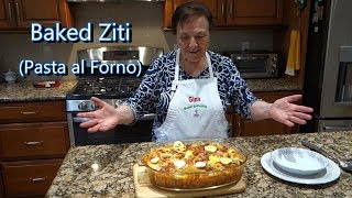 Italian Grandma Makes Baked ZitiRigatoni Pasta al Forno [upl. by Torray968]