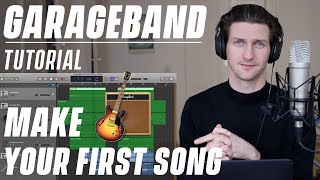 GarageBand Tutorial  Make Your First Song [upl. by Lehcnom158]