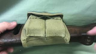 M1 Carbine Stock Pouch Install [upl. by Tannen]