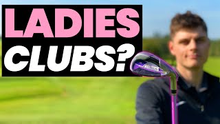 HIGH HANDICAP GOLFER USES LADIES CLUBS  😮 [upl. by Jonis21]