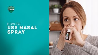 How to Use a Nasal Spray  Vicks Sinex [upl. by Kitarp]