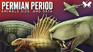 PERMIAN PERIOD animals size comparison and data Paleoart [upl. by Oibirot]