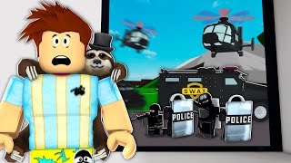 Brookhaven SWAT Raided Me I Went To Jail Roblox [upl. by Eatnoj]