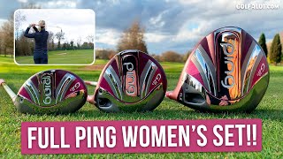 Full Ping G Le2 Womens Set REVIEWED by Sophie  Golfalot Equipment Review [upl. by Ori]