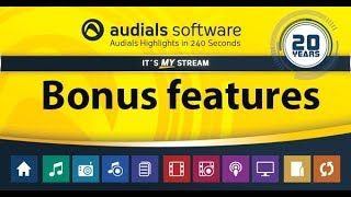 Audials 2019 in 240 Seconds  Bonus Features [upl. by Attalie]