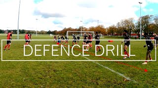 RUGBY UNION DEFENSIVE SHAPE SESSION [upl. by Bolme319]