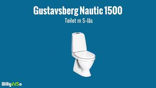 Gustavsberg Nautic 1500 Toilet [upl. by Lletnwahs]