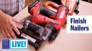 How to Choose a Finish Nailer  This Old House Live [upl. by Ammej195]