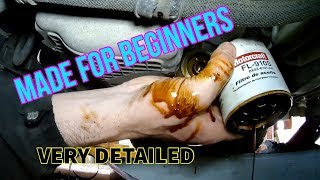 PT Cruiser Oil Change in depth [upl. by Greenland139]