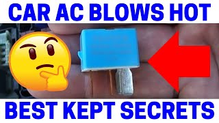 How To Fix Car AC That Blows Hot  Possible Causes [upl. by Aicilaana]