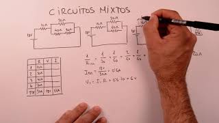 CIRCUITOS MIXTOS Método de resolución Fácil [upl. by Nomi]