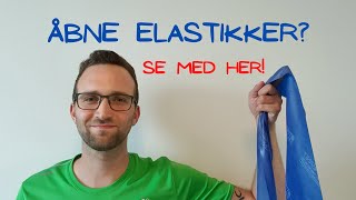 Øvelser med elastik Åbne elastikker 13 [upl. by Fair]