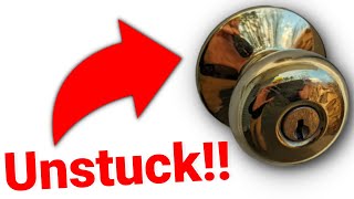 ► Easily Fix Your Sticky Doorknob [upl. by Ramyar201]