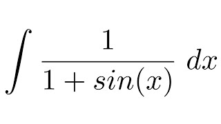 Method 1 Integral of 11sinx trigonometric identities  substitution [upl. by Arahd]