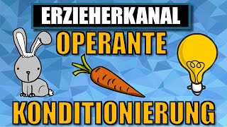 Operante Konditionierung  das operante konditionieren nach Skinner einfach erklärt ERZIEHERKANAL [upl. by Retsbew]