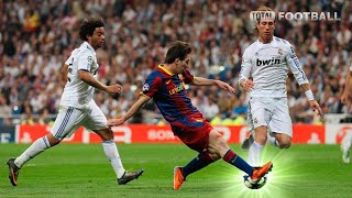 Lionel Messi vs Real Madrid Away UCL SemiFinal 201011 [upl. by Alraep29]