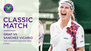 Steffi Graf vs Arantxa Sanchez Vicario  Wimbledon 1995 Final  Full Match [upl. by Weitman12]