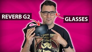 USING HP REVERB G2 WITH GLASSES  Whats The Maximum Size That Still Fits Are There Lens Adapters [upl. by Grimonia732]