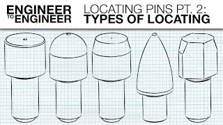 Locating Pins Pt 2 Types of Locating  Engineer to Engineer  MISUMI USA [upl. by Lichter]