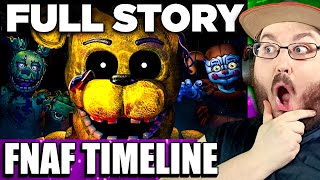 The Entire FNAF Timeline By FuhNaff REACTION [upl. by Shulman361]