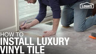 How To Install Luxury Vinyl Tile [upl. by Trebloc]