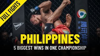 The Philippines 5 Biggest Wins In ONE Championship [upl. by Bogoch]