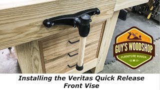 Installing the Veritas Quick Release Front Vise [upl. by Yznil997]