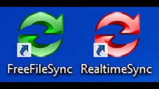 Synchronize files and folders using FreeFileSync RealtimeSync in Windows 10 [upl. by Lydell122]