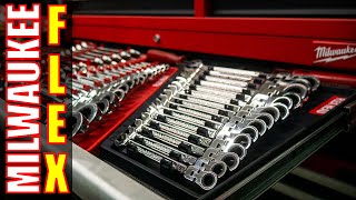 Milwaukee Tool Flex Head Ratcheting Wrenches Review  15pc and 7pc SAE amp Metric [upl. by Niriam123]