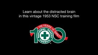 Vintage National Safety Council Video on Distracted Driving [upl. by Gereron672]