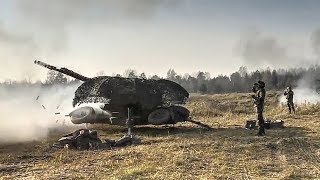 Oerlikon GDF 35mm Twin Cannon – Air Defense Artillery Live Fire Exercise [upl. by Jandy]