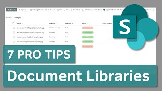 Microsoft SharePoint  Document Libraries  7 Pro Tips [upl. by Oirevas]