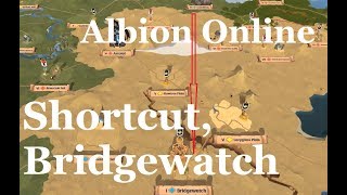 Albion Online  Caerleon to Bridgewatch fast almost safely [upl. by Fiedling702]