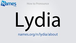 How to Pronounce Lydia [upl. by Atilegna]