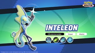 Inteleon Moves Overview  Pokémon UNITE [upl. by Intruok]