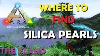 Ark Survival Evolved  The Island Where to get silica pearls [upl. by Atnicaj]