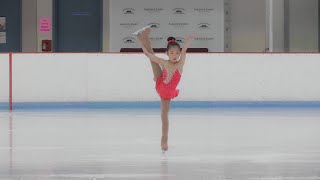 Figure Skating First Regional Competition  7 year old April [upl. by Benzel208]