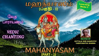 MAHANYASAM  PART  1  Learning Mode [upl. by Anayra]