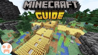 SEMIAUTOMATIC WHEAT FARM  The Minecraft Guide  Minecraft 117 Tutorial Lets Play 134 [upl. by Gnof748]