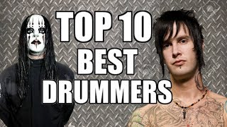 TOP 10 BEST DRUMMERS [upl. by Akenihs]